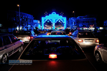 حال و هوای خیابان‌های تهران در شب میلاد حضرت امام زمان (عج)