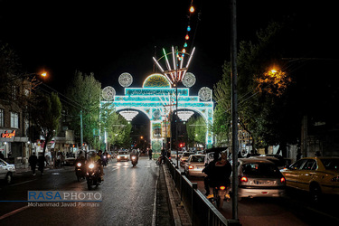 حال و هوای خیابان‌های تهران در شب میلاد حضرت امام زمان (عج)