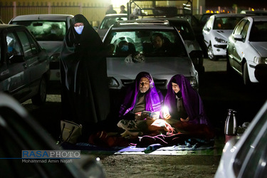 احیای شب ۲۱ ماه مبارک رمضان بصورت خودرویی در همدان