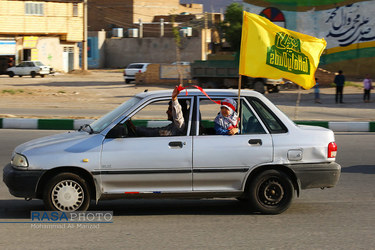 راهپیمایی خودرویی درحمایت از مردم مظلوم فلسطین‎ و افغانستان