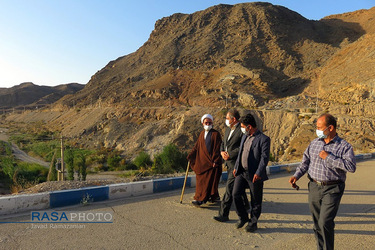 بازدید مدیر حوزه علمیه استان سمنان از سد شهید شاهچراغی