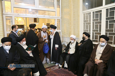 مراسم ترحیم دایی آیت الله حسینی بوشهری