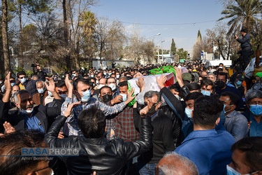 تشییع پیکر شهید علی‌اکبر رنجبر در شیراز‎‎
