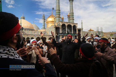 عزاداری روز شهادت حضرت امام هادی (علیه السلام) در حرم حضرت معصومه (س)