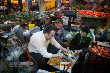 بازار در حوالی افطار
