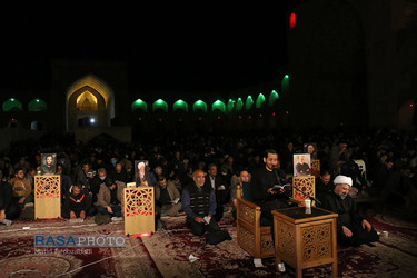 مزاسم احیاء شب بیست یکم ماه مبارک رمضان در مسجد جامع اصفهان