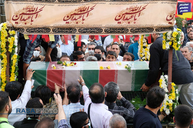 تشییع پیکر پاک شهید صیاد خدایی در تهران