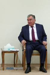 دیدار رئیس جمهور تاجیکستان و هیئت همراه با رهبر معظم انقلاب