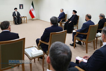 دیدار رئیس‌جمهور قزاقستان با مقام معظم رهبری
