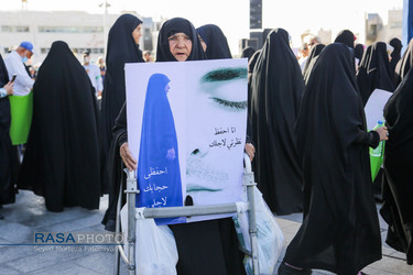 راهپیمایی عفاف و حجاب در مشهد