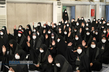 عزاداری اربعین حسینی هیئت‌های دانشجویی در حسینیه امام خمینی (ره) با حضور مقام معظم رهبری