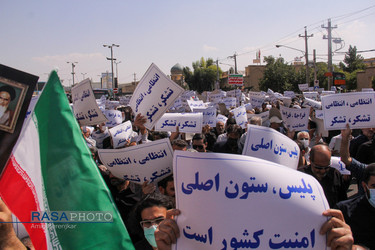 راهپیمایی نمازگزاران شیراز در محکومیت آشوبگری‌های اخیر