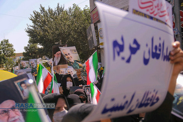 راهپیمایی «امت رسول الله» در شیراز‎‎