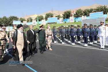 حضور فرمانده کل قوا در مراسم مشترک دانش‌آموختگی دانشگاه‌های افسری نیروهای مسلح