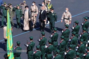 حضور فرمانده کل قوا در مراسم مشترک دانش‌آموختگی دانشگاه‌های افسری نیروهای مسلح