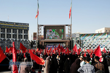 اجتماع بزرگ مردمی بیعت با امام زمان (عج) در میدان امام حسین (ع) تهران