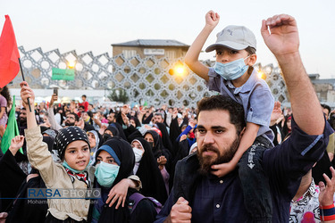 اجتماع بزرگ مردمی بیعت با امام زمان (عج) در میدان امام حسین (ع) تهران