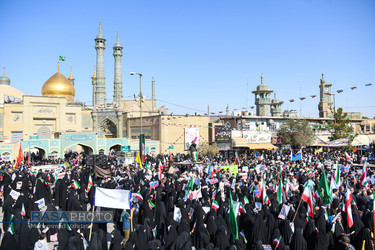 راهپیمایی باشکوه ۱۳ آبان در قم