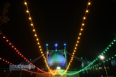مسجد مقدس جمکران در شب میلاد امام زمان (عج)