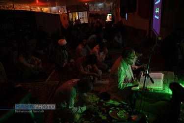 مناجات خوانی شب‌های ماه مبارک رمضان در هیئت محبین اهلبیت