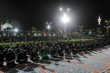 مراسم احیاء شب بیست و یکم ماه رمضان در حرم مطهر رضوی