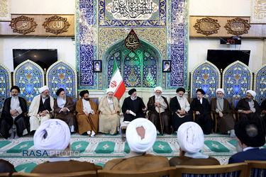 نشست رمضانی رئیس جمهور با جمعی از علما و فضلاء