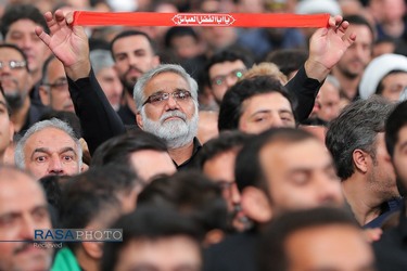 عزاداری شب تاسوعای حسینی (علیه‌السلام) با حضور رهبر انقلاب