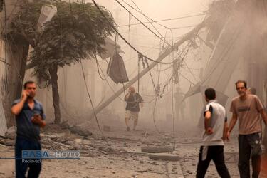 غزه؛ صحنه مظلومیت و صبوری و اقتدار - عکس های رسانه های بین المللی از جنایات رژیم صهیونیستی علیه مردم مظلوم غزه