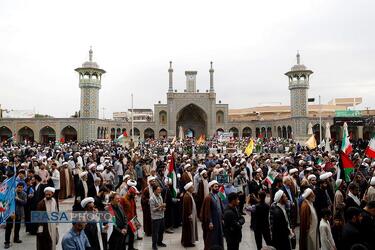 راهپیمایی یوم الله 13 آبان در قم