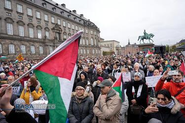 دانمارک | تداوم اعتراضات ملت های جهان علیه جنایات رژیم صهیونیستی در غزه