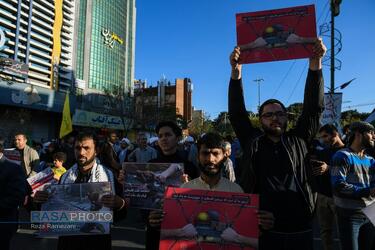 راهپیمایی مردم مومن و انقلابی قم در حمایت از مردم مظلوم غزه