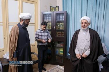 دیدار مدیرعامل و اعضای خبرگزاری رسا با آیت الله محسن اراکی