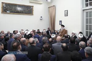 دیدار جمعی از مسئولان ارشد سه قوه با رهبر معظم انقلاب