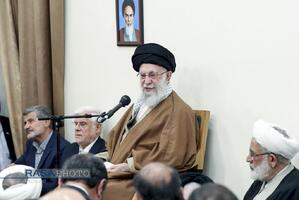 دیدار جمعی از مسئولان ارشد سه قوه با رهبر معظم انقلاب