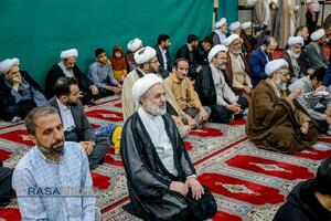 مراسم یادبود مدیر مدرسه علمیه کرمانی‌ها مرحوم حجت الاسلام جاویدی