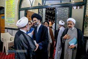 مراسم یادبود مدیر مدرسه علمیه کرمانی‌ها مرحوم حجت الاسلام جاویدی
