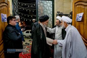 مراسم یادبود مدیر مدرسه علمیه کرمانی‌ها مرحوم حجت الاسلام جاویدی