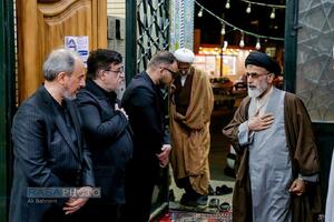 مراسم یادبود مدیر مدرسه علمیه کرمانی‌ها مرحوم حجت الاسلام جاویدی