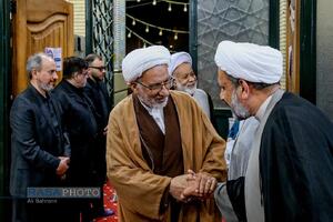 مراسم یادبود مدیر مدرسه علمیه کرمانی‌ها مرحوم حجت الاسلام جاویدی
