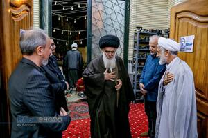 مراسم یادبود مدیر مدرسه علمیه کرمانی‌ها مرحوم حجت الاسلام جاویدی