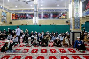 مراسم یادبود مدیر مدرسه علمیه کرمانی‌ها مرحوم حجت الاسلام جاویدی