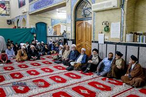 مراسم یادبود مدیر مدرسه علمیه کرمانی‌ها مرحوم حجت الاسلام جاویدی