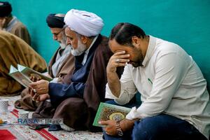 مراسم یادبود مدیر مدرسه علمیه کرمانی‌ها مرحوم حجت الاسلام جاویدی