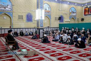 مراسم یادبود مدیر مدرسه علمیه کرمانی‌ها مرحوم حجت الاسلام جاویدی