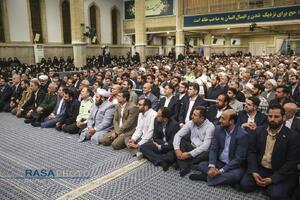 دیدار کارگزاران حج با رهبر معظم انقلاب