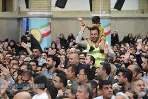 دیدار کارگران با رهبر معظم انقلاب
