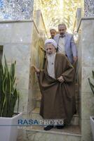 تشرف حضرت آیت الله جوادی آملی به حرم امیرالمومنین