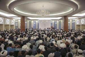 سخنرانی حضرت آیت‌الله جوادی آملی در دار العلم امام خوئی در نجف اشرف