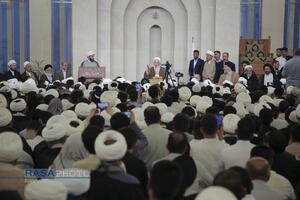 سخنرانی حضرت آیت‌الله جوادی آملی در دار العلم امام خوئی در نجف اشرف