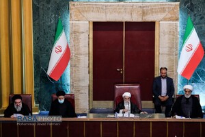 شهید آیت الله رئیسی در محضر بزرگان